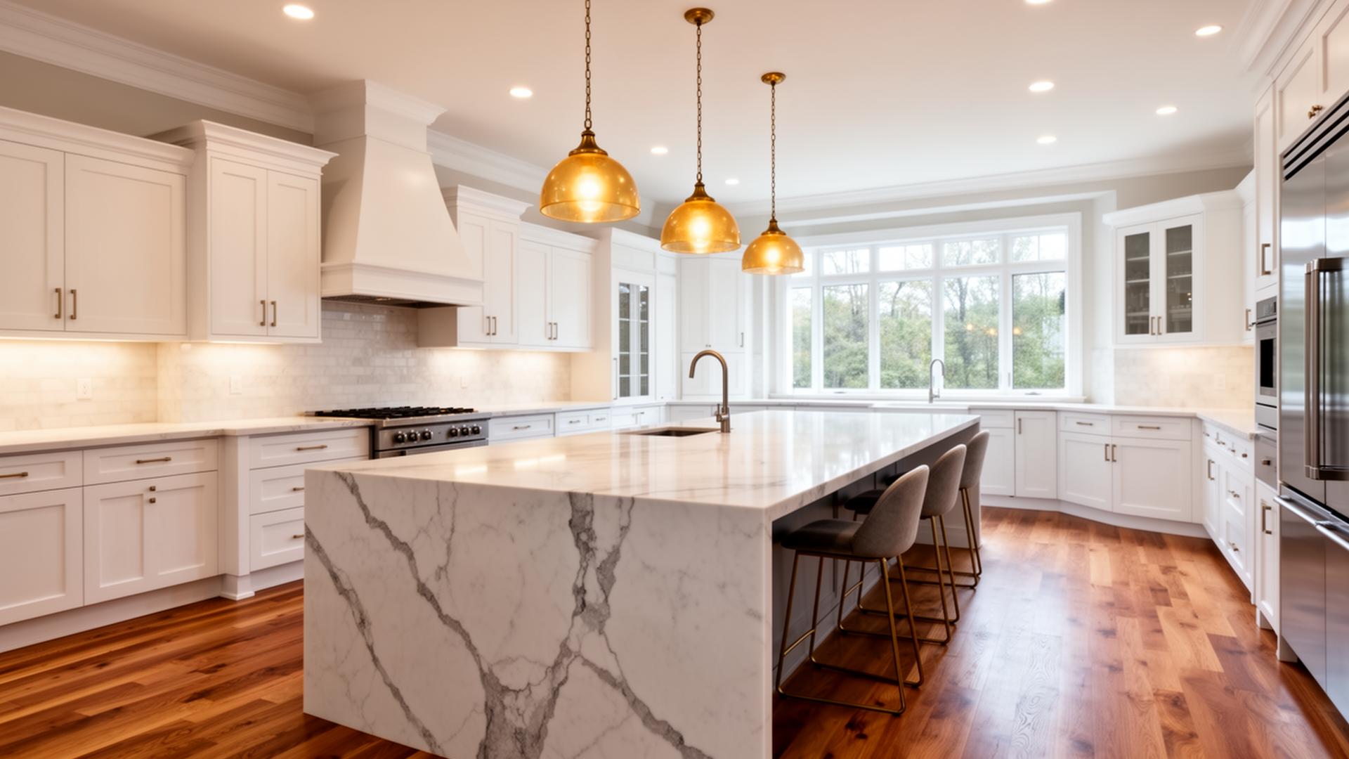 Modern kitchen remodel by Palomino Construction